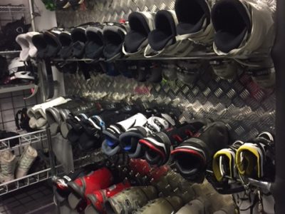 Drying room boot rack